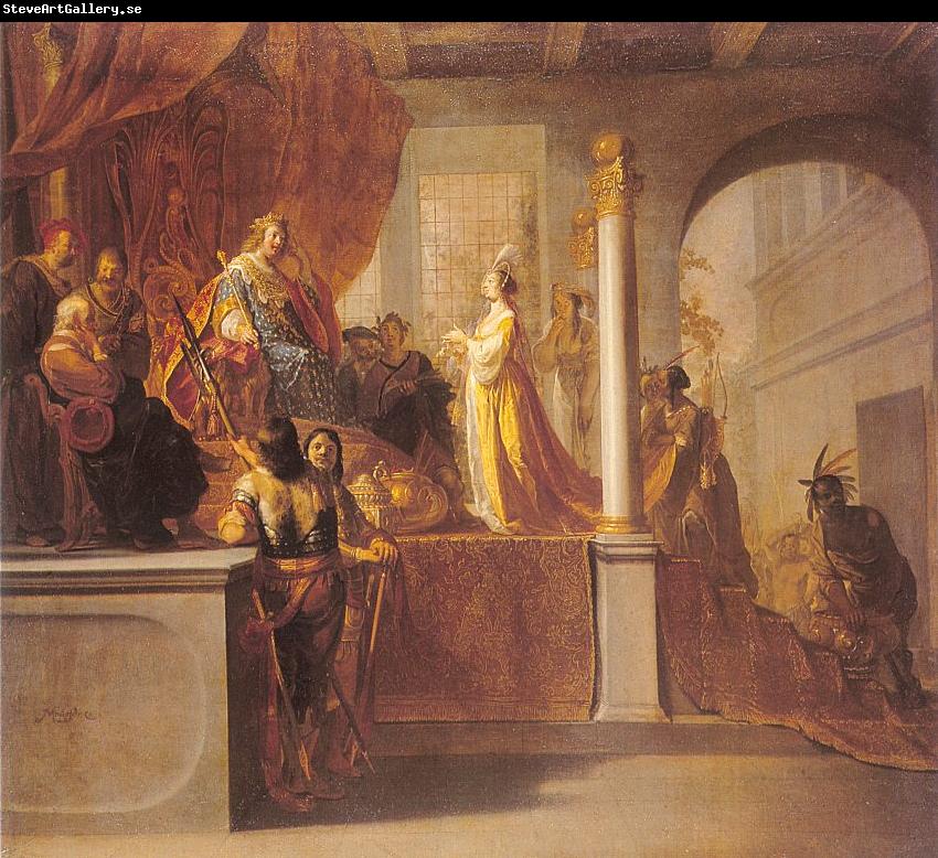 Nicolaus Knupfer The Queen of Sheba before Solomon